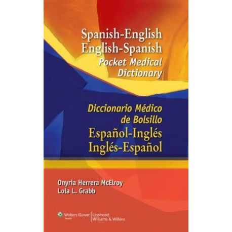 Spanish-English English-Spanish Pocket Medical Dictionary Diccionario Médico de bolsillo - Envío Gratuito