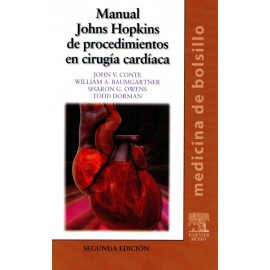 Manual Johns Hopkins de Procedimientos en Cirugía Cardíaca. Medicina de bolsillo - Envío Gratuito