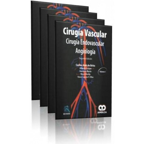 Cirugía vascular, Cirugía endovascular, Angiología 4 Volúmenes - Envío Gratuito