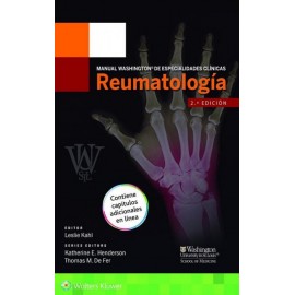 Manual Washington de especialidades clínicas: Reumatología