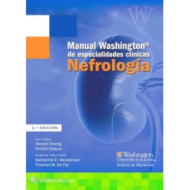 Manual Washington de especialidades clínicas Nefrología - Envío Gratuito