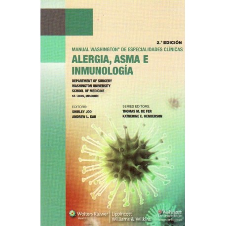 Manual Washington de especialidades clínicas. Alergia, asma e inmunología - Envío Gratuito