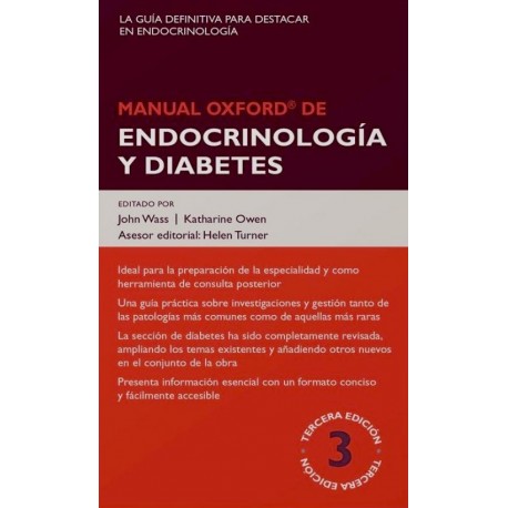 Manual Oxford de Endocrinología y Diabetes - Envío Gratuito